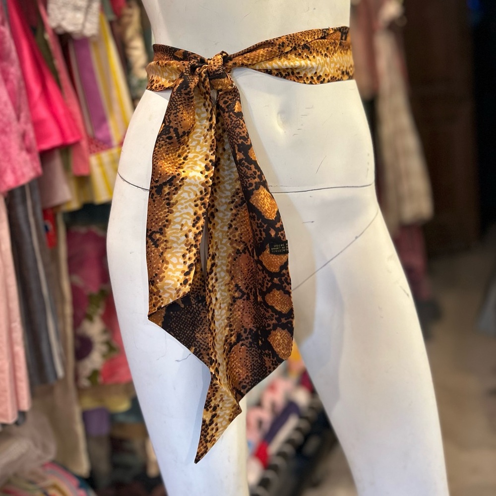 Vintage Golden Snake 🐍 Sash